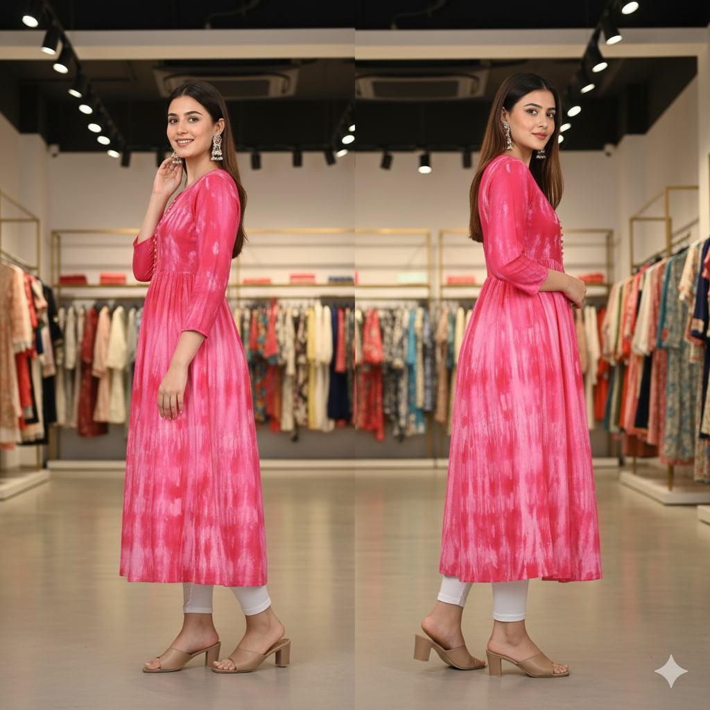 Ethnic Kurti with Dupatta