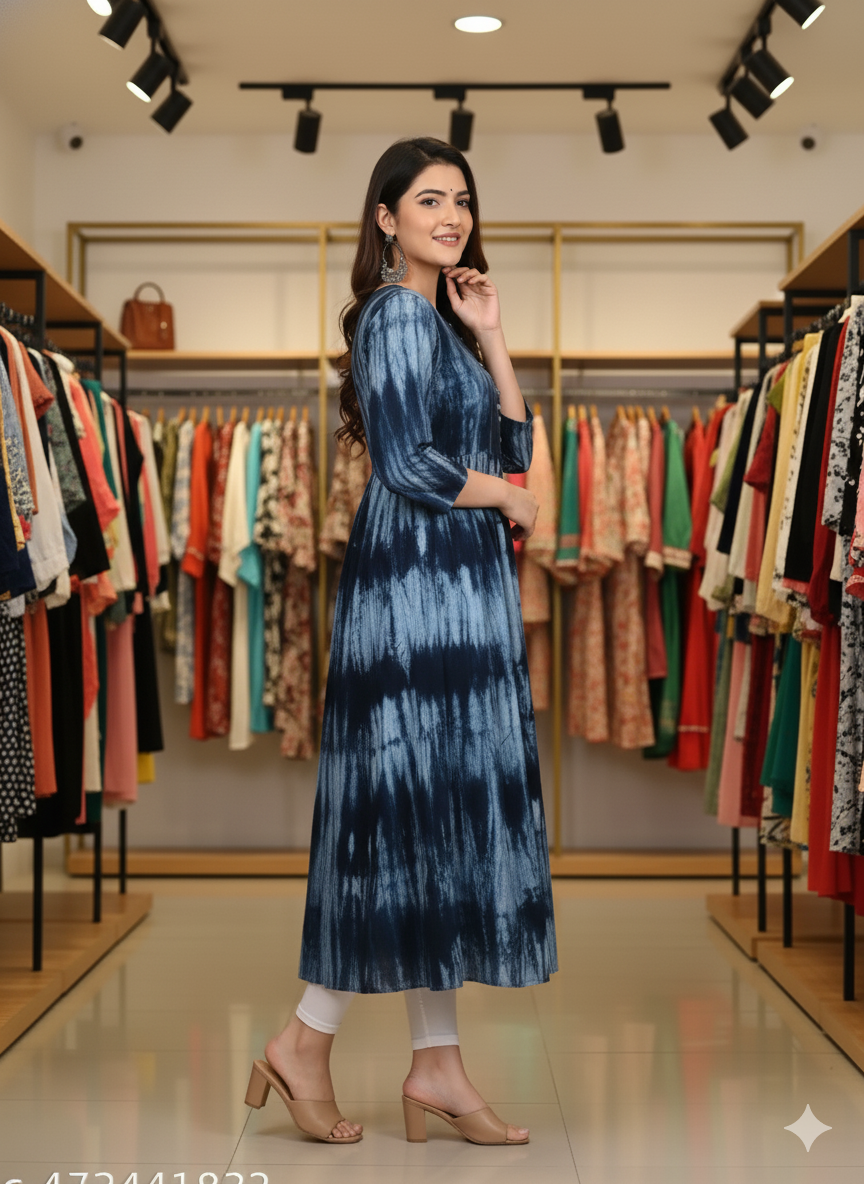 Ethnic Kurti with Dupatta