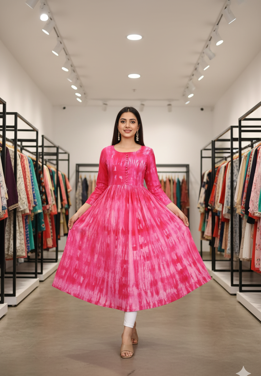 Ethnic Kurti with Dupatta