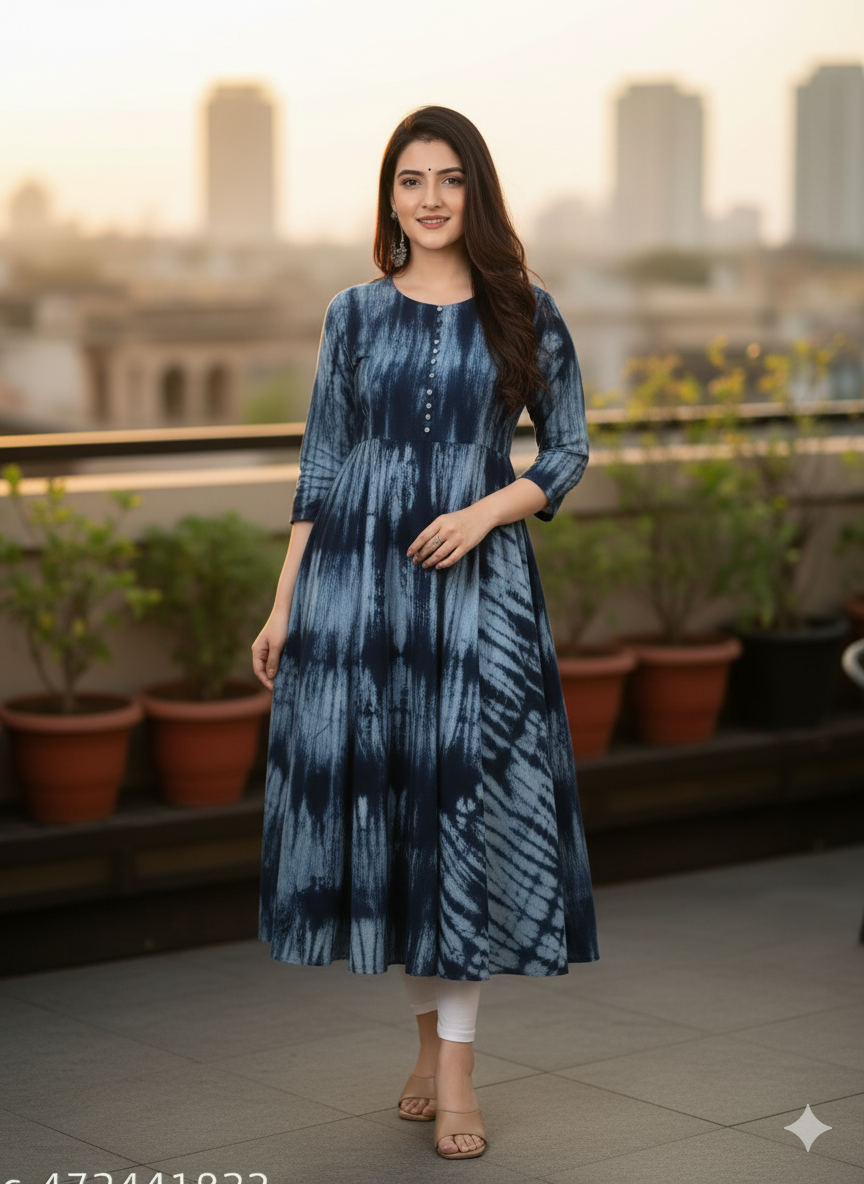 Ethnic Kurti with Dupatta