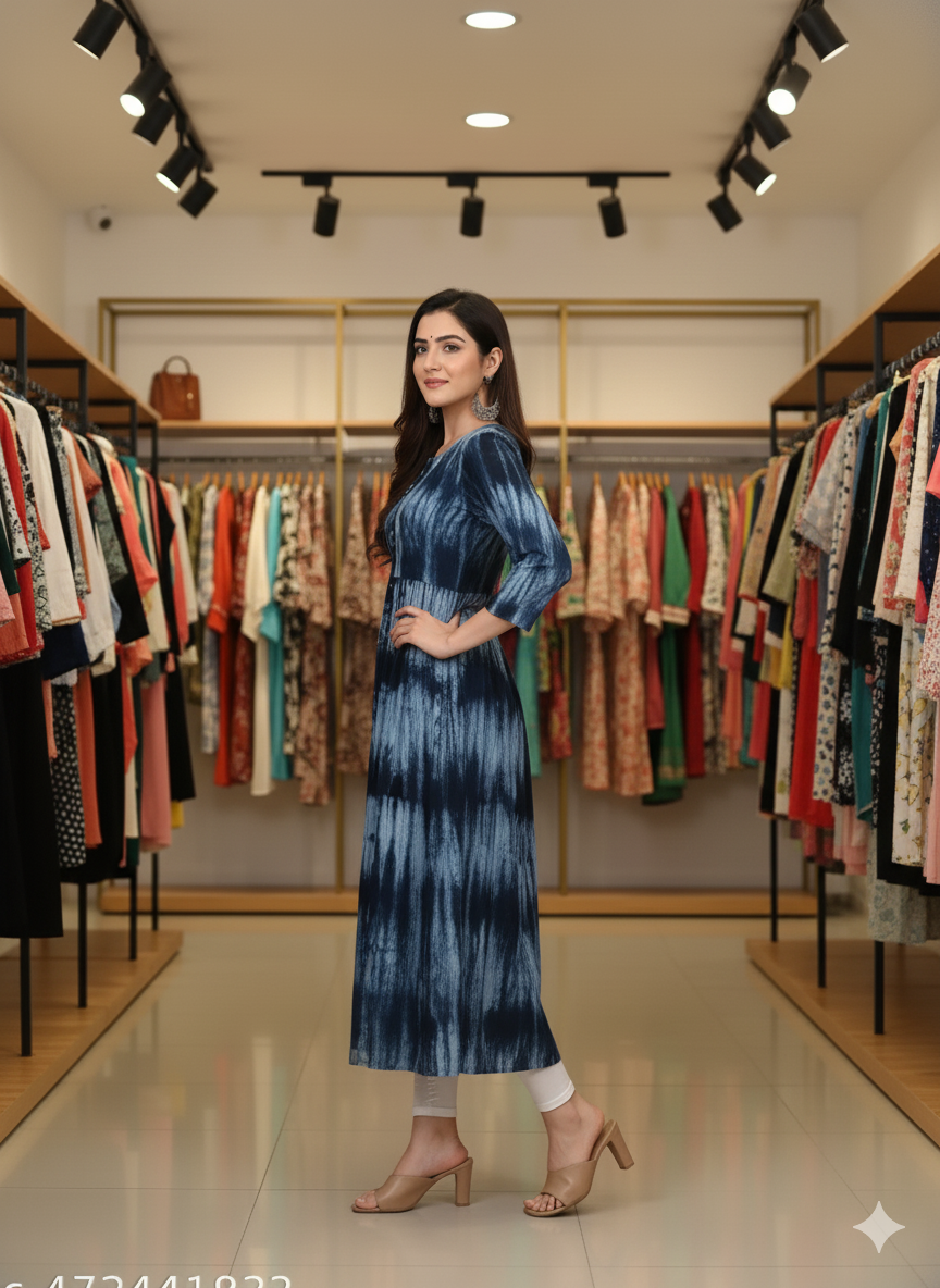 Ethnic Kurti with Dupatta