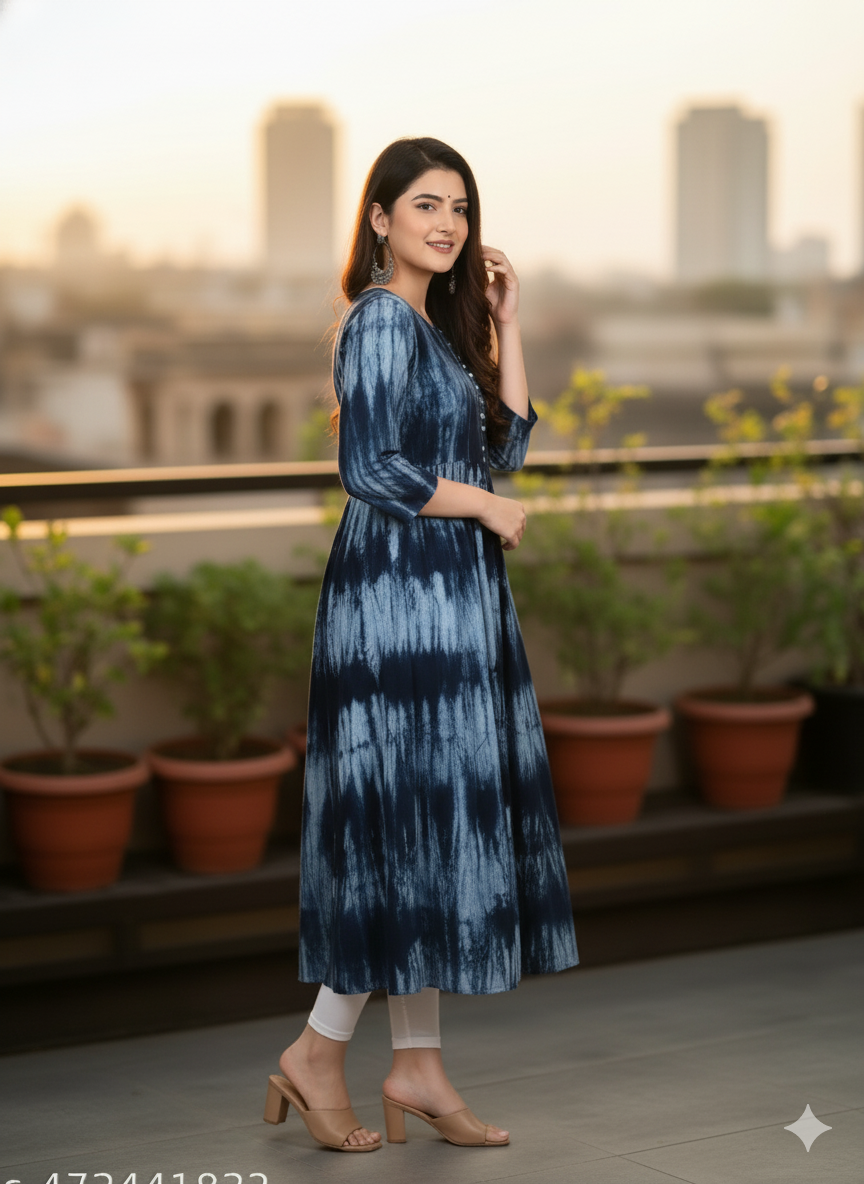 Ethnic Kurti with Dupatta