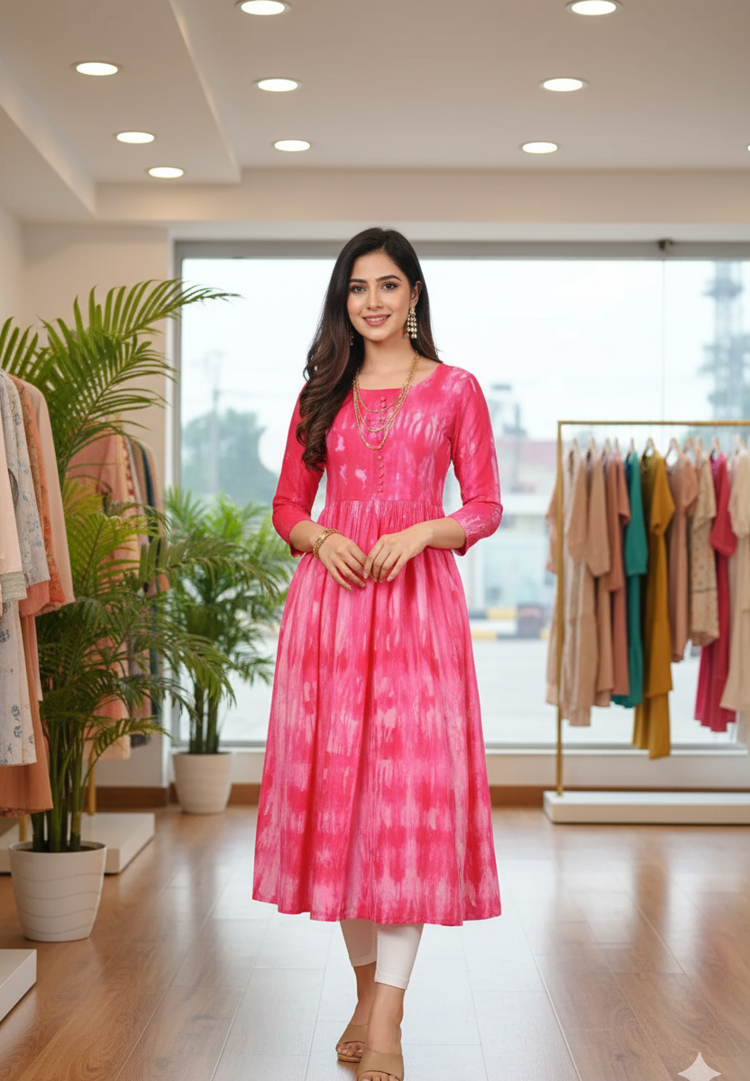 Ethnic Kurti with Dupatta