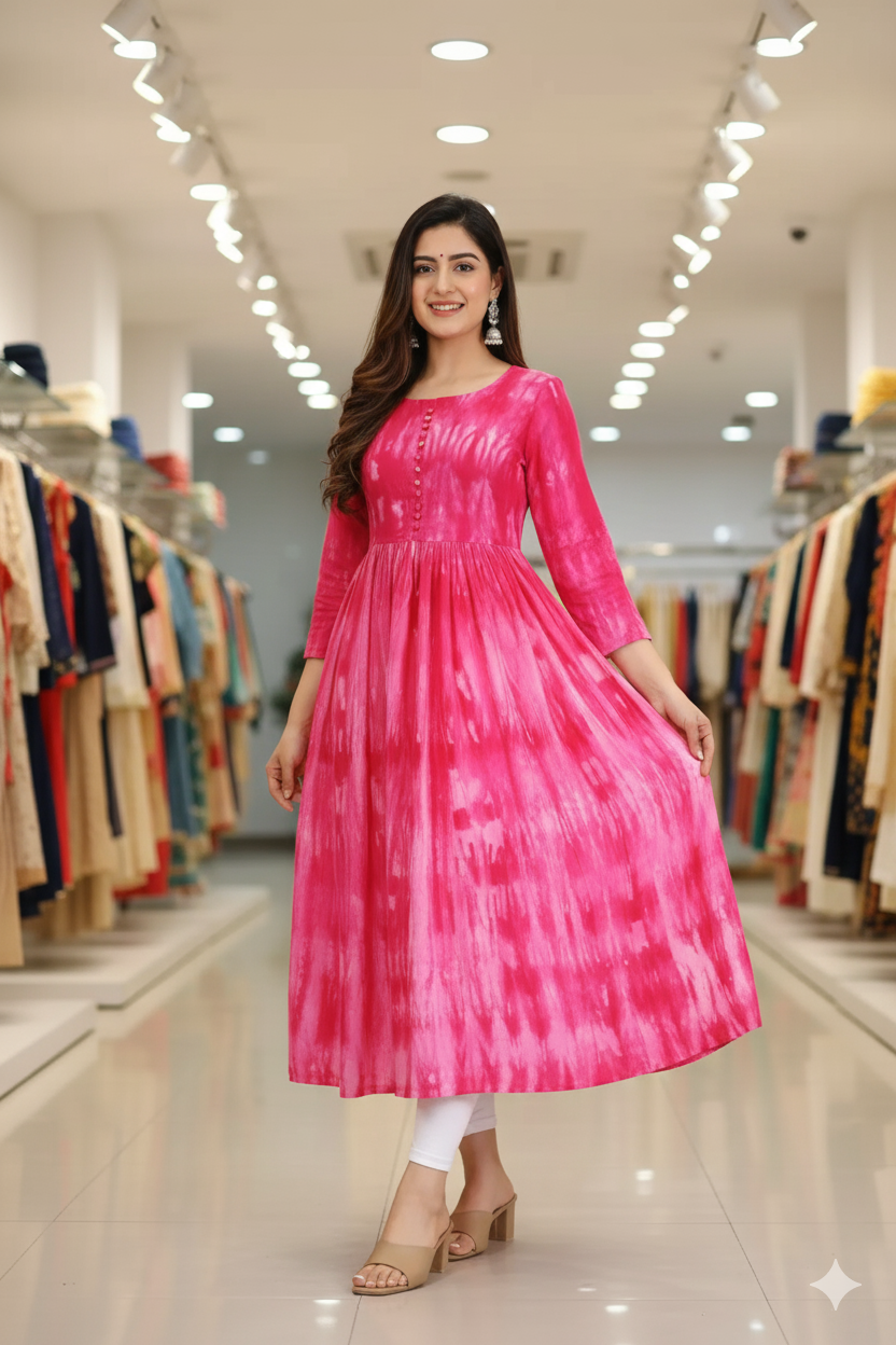 Ethnic Kurti with Dupatta